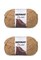 Bernat Blanket Sand Yarn - 2 Pack of 300g/10.5oz - Polyester - 6 Super Bulky - 220 Yards - Knitting/Crochet
